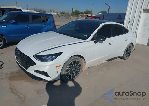 2020 Hyundai Sonata Sel Plus z USA, uszkodzony, nr VIN 5NPEJ4J22LH052876